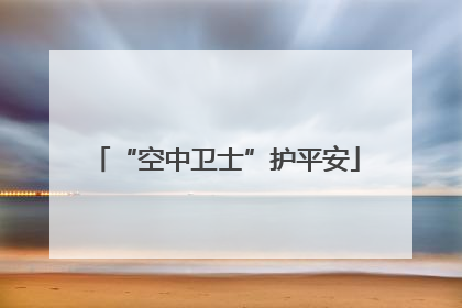 “空中卫士”护平安