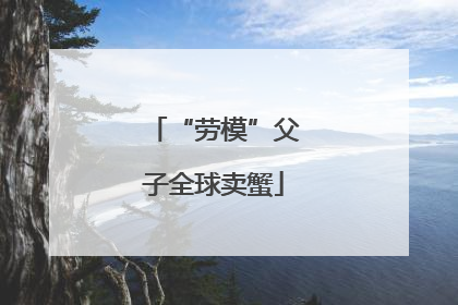 “劳模”父子全球卖蟹
