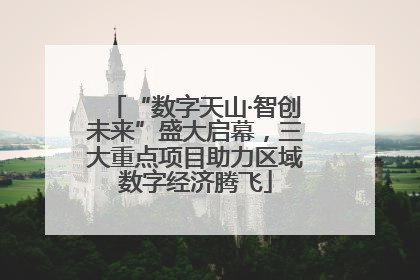 “数字天山·智创未来”盛大启幕，三大重点项目助力区域数字经济腾飞
