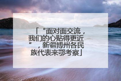 “面对面交流，我们的心贴得更近”，新疆博州各民族代表来鄂考察