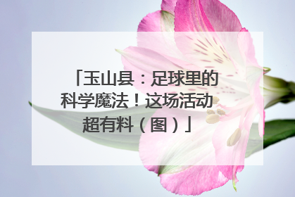 玉山县：足球里的科学魔法！这场活动超有料（图）
