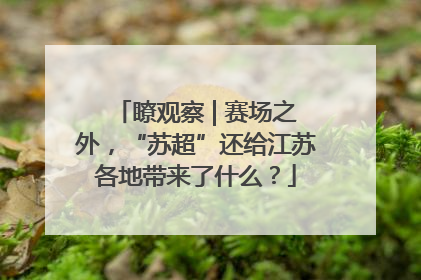 瞭观察 | 赛场之外，“苏超”还给江苏各地带来了什么？
