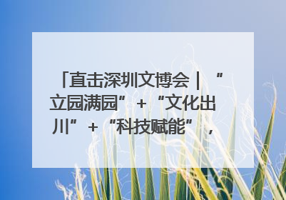 直击深圳文博会｜“立园满园”+“文化出川”+“科技赋能”，成都传媒发布三大文创领域合作清单
