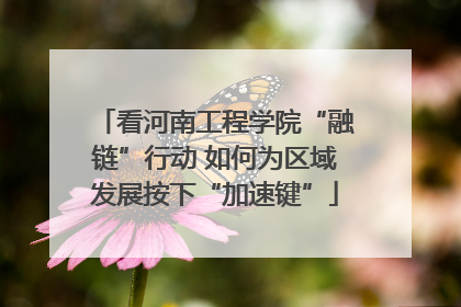 看河南工程学院“融链”行动 如何为区域发展按下“加速键”
