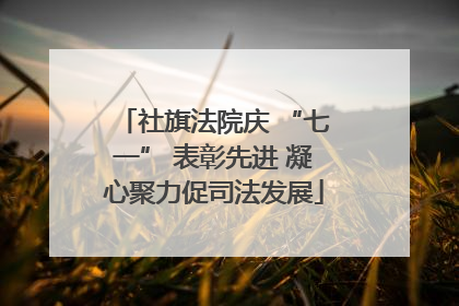 社旗法院庆 “七一” 表彰先进 凝心聚力促司法发展