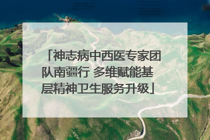 神志病中西医专家团队南疆行 多维赋能基层精神卫生服务升级
