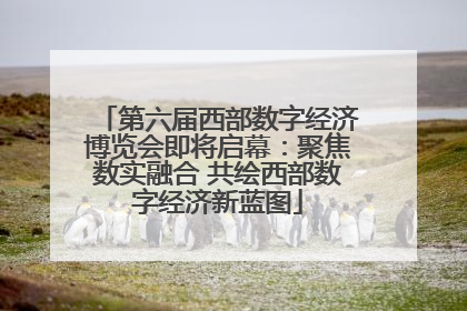 第六届西部数字经济博览会即将启幕：聚焦数实融合 共绘西部数字经济新蓝图