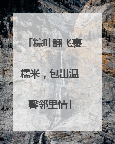 粽叶翻飞裹糯米，包出温馨邻里情