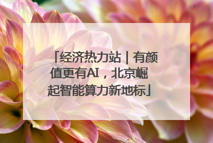 经济热力站｜有颜值更有AI，北京崛起智能算力新地标