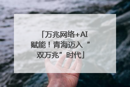 万兆网络+AI赋能！青海迈入“双万兆”时代