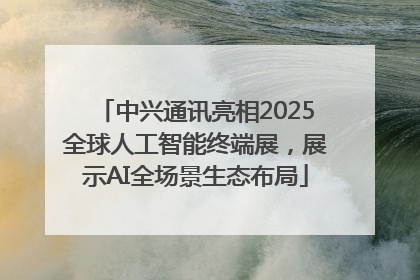 中兴通讯亮相2025全球人工智能终端展，展示AI全场景生态布局