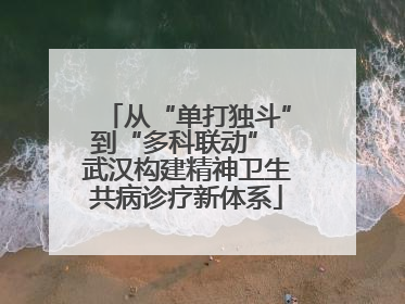 从“单打独斗”到“多科联动” 武汉构建精神卫生共病诊疗新体系