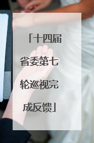 十四届省委第七轮巡视完成反馈