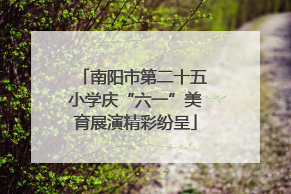 南阳市第二十五小学庆“六一”美育展演精彩纷呈
