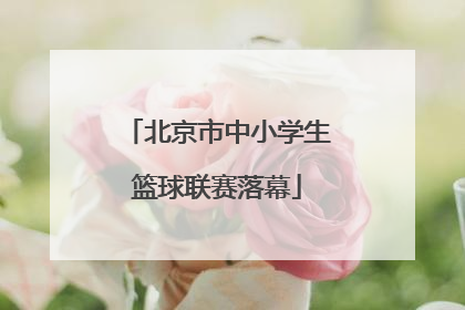 北京市中小学生篮球联赛落幕