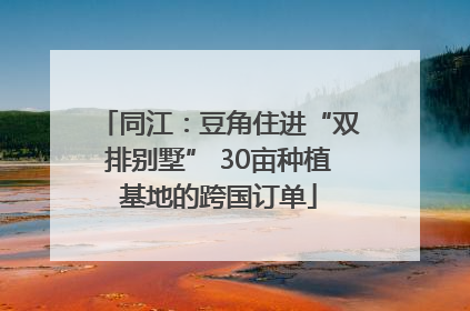 同江：豆角住进“双排别墅” 30亩种植基地的跨国订单