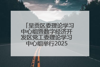 呈贡区委理论学习中心组暨数字经济开发区党工委理论学习中心组举行2025年第七次学习会议