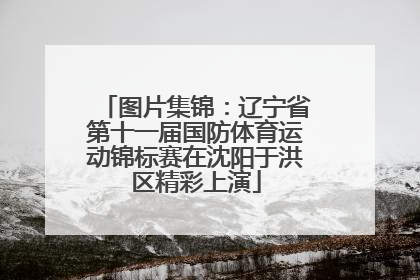 图片集锦：辽宁省第十一届国防体育运动锦标赛在沈阳于洪区精彩上演
