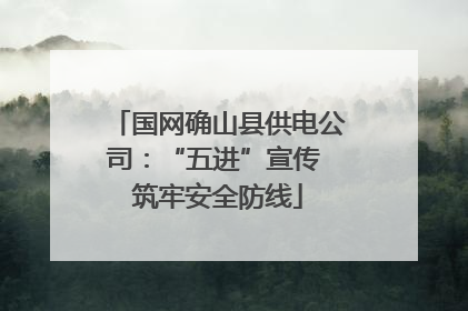 国网确山县供电公司：“五进”宣传 筑牢安全防线