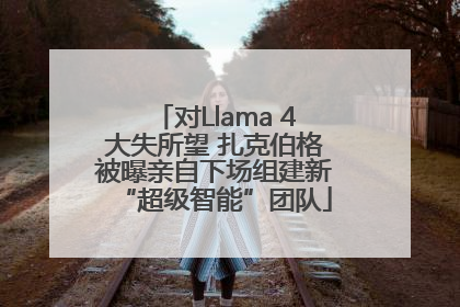 对Llama 4大失所望 扎克伯格被曝亲自下场组建新“超级智能”团队