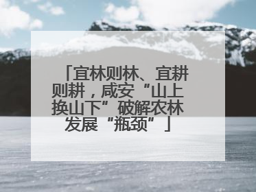 宜林则林、宜耕则耕，咸安“山上换山下”破解农林发展“瓶颈”
