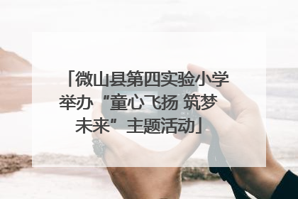 微山县第四实验小学举办“童心飞扬 筑梦未来”主题活动