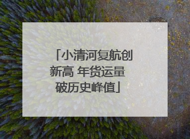 小清河复航创新高 年货运量破历史峰值