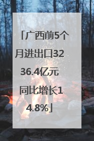 广西前5个月进出口3236.4亿元 同比增长14.8%