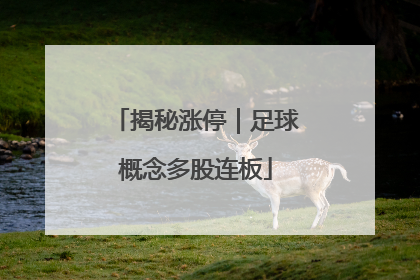 揭秘涨停｜足球概念多股连板