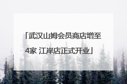 武汉山姆会员商店增至4家 江岸店正式开业