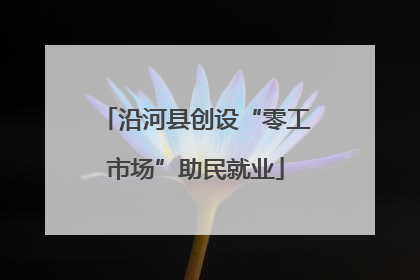沿河县创设“零工市场”助民就业