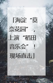 海淀“莫奈花园”，上演“稻田音乐会”！现场直击