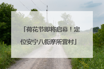 荷花节即将启幕！定位安宁八街摩所营村