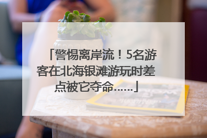 警惕离岸流！5名游客在北海银滩游玩时差点被它夺命……