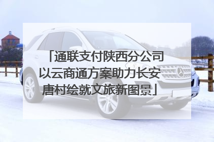 通联支付陕西分公司以云商通方案助力长安唐村绘就文旅新图景