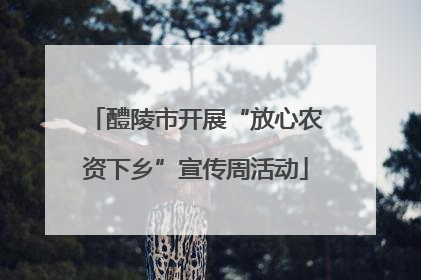 醴陵市开展“放心农资下乡”宣传周活动