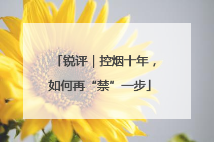锐评｜控烟十年，如何再“禁”一步