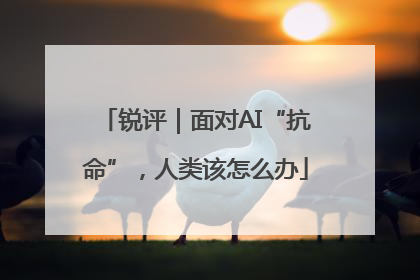 锐评｜面对AI“抗命”，人类该怎么办