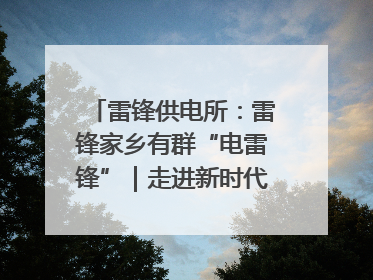 雷锋供电所：雷锋家乡有群“电雷锋”｜走进新时代“雷锋传人 长沙榜样”