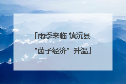 雨季来临 镇沅县“菌子经济”升温