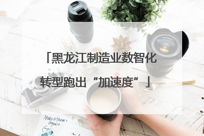 黑龙江制造业数智化转型跑出“加速度”