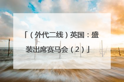 （外代二线）英国：盛装出席赛马会（2）
