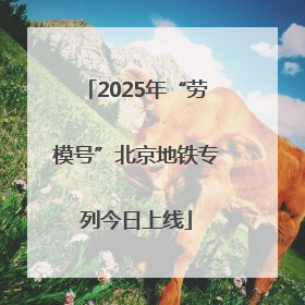 2025年“劳模号”北京地铁专列今日上线