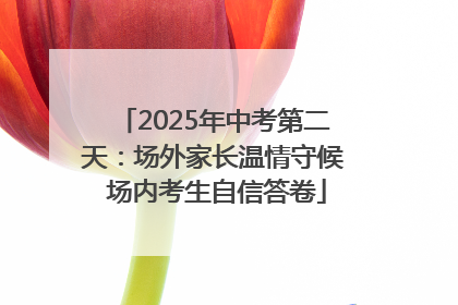 2025年中考第二天：场外家长温情守候 场内考生自信答卷